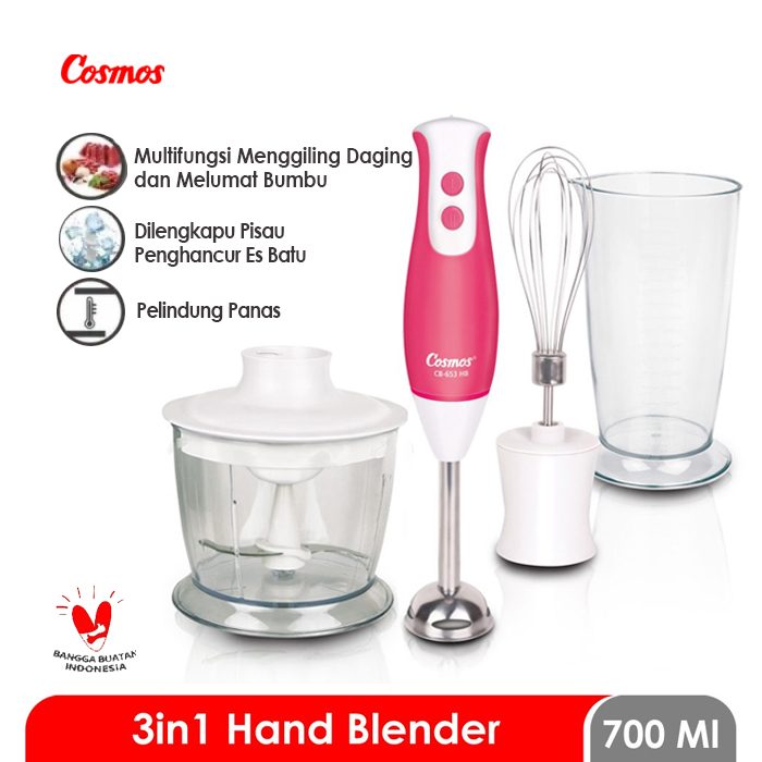 Cosmos Hand Blender Plastik 700 Liter - CB653HB | CB-653 HB